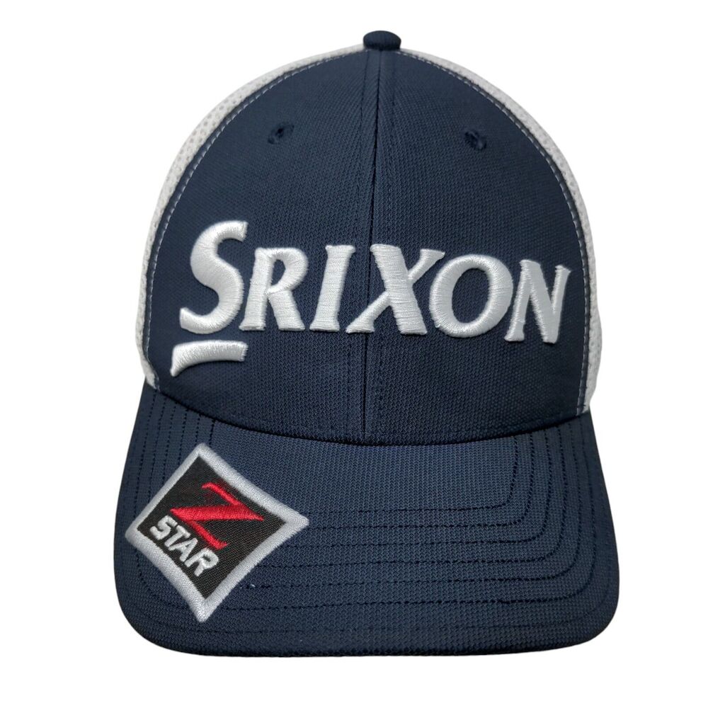 Srixon Z Star Snapback Mesh Back Trucker Hat Blue One Size Embroidered